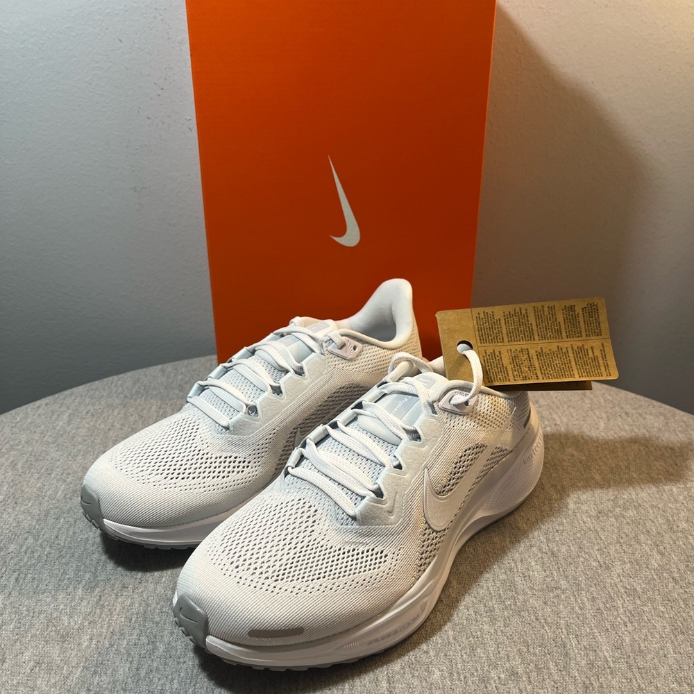 Nike Air Zoom Pegasus 41 White Pure Platinum Running Women's Size 9 FD2723 102 - Picture 9 of 11